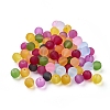 Frosted Glass Beads X-GGB8MMY-DKM-1