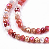 Opaque Glass Beads Strands GLAA-T006-12C-3