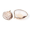 Electroplate Sea Shell Pendants SSHEL-T006-04-2