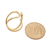 304 Stainless Steel Open Cuff Rings for Women RJEW-Z077-01G-08-5