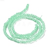 Baking Paint Imitation Jade Glass Bead Strands X-DGLA-A034-J4MM-A22-3