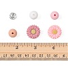 DIY Daisy Round Beads Findings Kits DIY-FS0010-24B-5