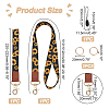 Adjustable Mobile Phone Lanyard AJEW-WH0324-39A-2