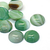 Dyed Natural Striped Agate/Banded Agate Cabochons G-R348-20mm-05-1