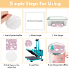 10Pcs Acrylic Heat Transfer Blanks Lid Decorations DIY-BC0013-71B-4