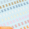 HOBBIESAY 160Pcs 8 Colors Resin Cabochons AJEW-HY0001-40-4