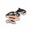 Alloy Enamel Pendants ENAM-M055-08P-3