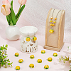 30Pcs Opaque Resin Pendants RESI-SC0006-66-4