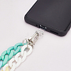 WADORN 1Pc Acrylic Curb Chain Mobile Strap HJEW-WR0001-10-3