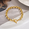 Classic Brass Rolo Chain Bracelets for Women DL2887-2-1