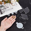 Transparent Acrylic Big Pendants DIY-WH0430-720A-3