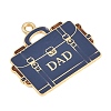 Father's Day Alloy Enamel Pendants FIND-E054-05C-2