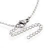 304 Stainless Steel Pendant  Necklaces NJEW-P224-28-4