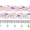Electroplate Glass Beads Strands EGLA-D030-04A-4