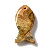 Natural Crazy Agate Pendants G-G932-B11-2