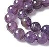 Natural Amethyst Beads Strands X-G-M445-8MM-01B-5