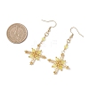 Star Glass Seed Beads Dangle Earrings EJEW-MZ00664-4
