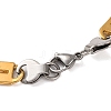 304 Stainless Steel Mariner Hollow Cross Link Chain Bracelets BJEW-B078-64GP-3