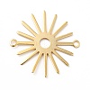 Brass Connector Charms KK-H435-10G-1