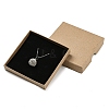 Square Cardboard Kraft Paper Jewelry Box LS-CON-D014-01C-01-3