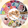 40Pcs 4 Styles Rectangle Kraft Paper Visible Window Jewelry Gift Boxes CON-BBC0001-15-7