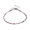 Natural Tourmaline Bead Bracelets BJEW-JB04555-06-5