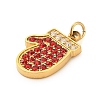 304 Stainless Steel Rhinestone Charms FIND-I062-01G-06-2