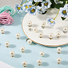 20Pcs ABS Plastic Pearl No Sewing Buttons BUTT-CY0001-22B-3