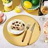 Disposable Round Paper Placemat AJEW-TAC0030-036B-5