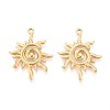 304 Stainless Steel Pendants STAS-T065-07G-1