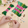 12 Skeins 6-Ply Polycotton(Polyester Cotton) Embroidery Floss DIY-CY0002-94A-3