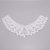 Milk Silk Embroidered Floral Lace Collar DIY-WH0260-09A-1