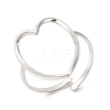 Non-Tarnish 201 Stainless Steel Open Cuff Ring X-RJEW-E063-47P-1