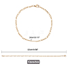 304 Stainless Steel Figaro Chain Necklaces STAS-UN0017-37G-4