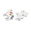 Alloy Enamel Pendants ENAM-N054-42C-RS-3