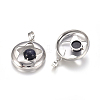 Synthetic Blue Goldstone Pendants G-L512-S08-2
