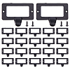 25Pcs Rectangle Zinc Alloy Label Frame Card Holder AJEW-FH0008-75C-1