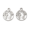 Non-Tarnish 304 Stainless Steel Charms STAS-J042-06P-1