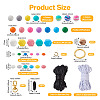 DIY Keychain Bracelet Making Kit DIY-TA0004-19-49