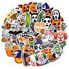 Halloween Themed PVC Sticker Labels HAWE-PW0001-054D-1
