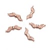 Wing Alloy Beads TIBEB-D037-02RG-RS-2