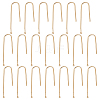 20Pcs Brass Ear Wire KK-ME0001-33-1