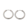 202 Stainless Steel Huggie Hoop Earrings EJEW-F111A-20mm-P01-4