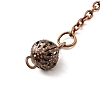 Brass Cable Chain Pointed Dowsing Pendulums HJEW-D004-03R-4