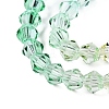 Gradient Color Baking Paint Glass Bead Strands LS-DGLA-A039-T6mm-A013-3