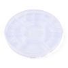 20 Grids Flat Round Polypropylene(PP) Beads Storage Containers CON-ZX008-04-4