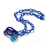 Personalized ABS Plastic Cable Chain Necklaces NJEW-JN03220-05-1