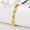 Brass Bangles for Women BJEW-D313-04G-4