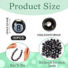50Pcs Handmade Porcelain Beads PORC-TA0001-07-5
