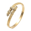304 Stainless Steel Rhinestone Hinged Bangles for Women BJEW-F540-03G-4